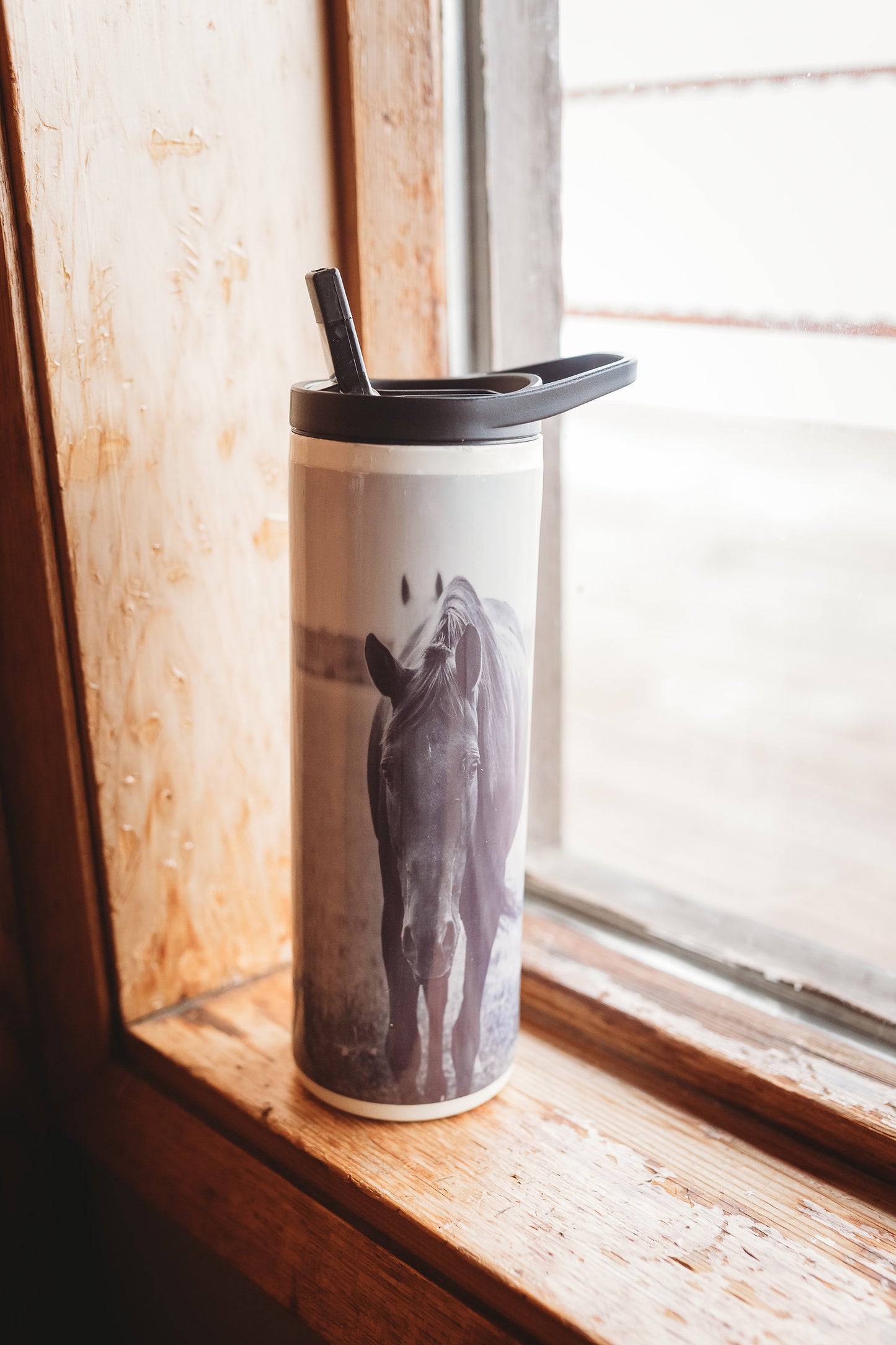 Horse Skinny Tumbler