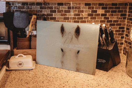 "STEEL" Glass Cutting Board