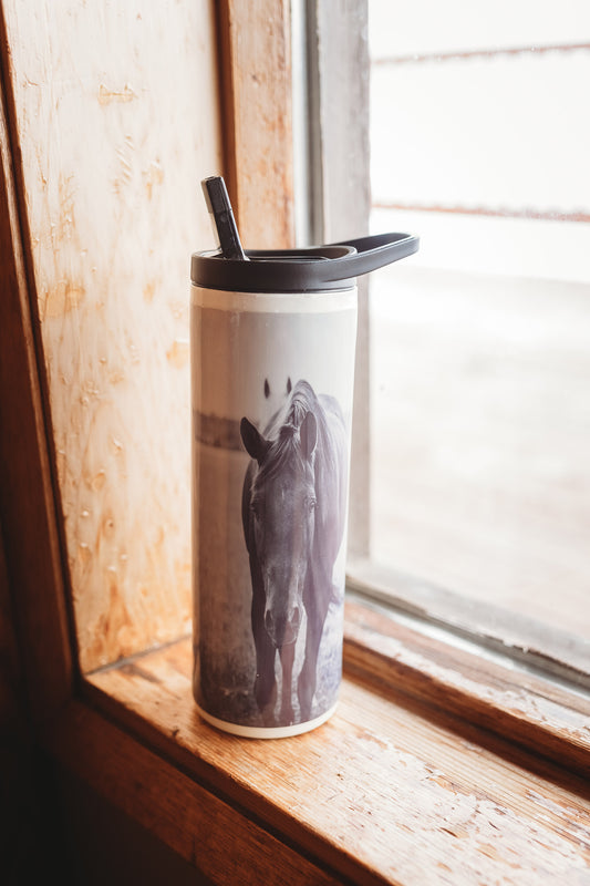 Horse Skinny Tumbler